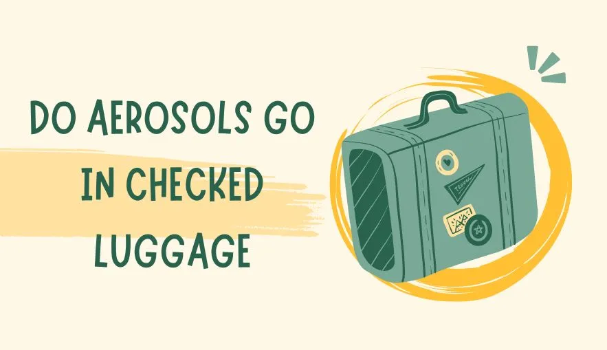 Do aerosols go in checked luggage